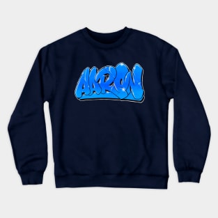 Aaron - Graffiti name Crewneck Sweatshirt